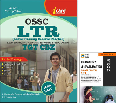 OSSC LTR TGT CBZ Mains Exam Book By ICare | Subject-Wise MCQ Guide | Pedagogy, Chemistry, Botany, Zoology | Latest Syllabus & BBS PEDAGOGY SOLVED(Paperback, ICARE GROUP OF WRITERS, BBS WRITERS)
