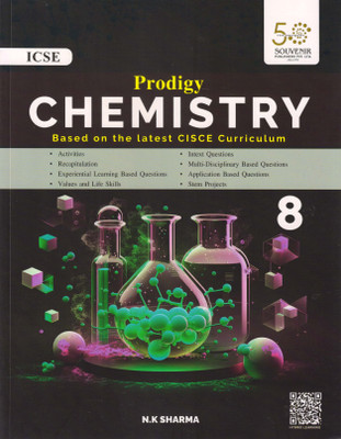 Souvenir ICSE Prodigy CHEMISTRY - 8 (Based On The Latest CISCE Curriculm)(Paperback, N.K. SHARMA)