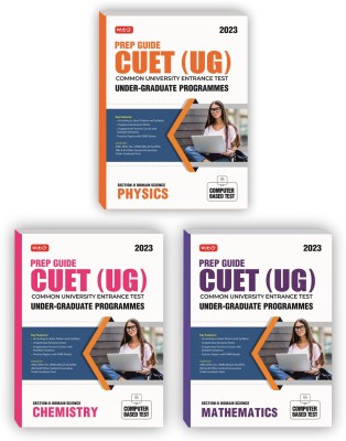 MTG Prep Guide CUET (UG) Common University Entrance Test Chapterwise Question Bank Physics, Chemistry & Mathematics With Practice Papers | Section-II Domain Entrance Exam Preparation Book 2023 (Set Of 3 Books)(Paperback, MTG Editorial Board)