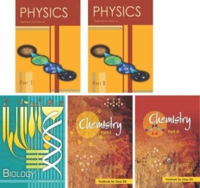 NCERT Class 12 Science Book Set (PCB) 1.Physics Textbook Part 1 And Part 2 Chemistry Textbook Part 1 And Part 2 Biology Textbook (HARDCOVER) NCERT 12th CLASS 5 COMBO BOOK (ENGLISH MEDIUM (Paperback, ) (Paperback, NCERT PUBLICATION)(Pakerback, Ncert)