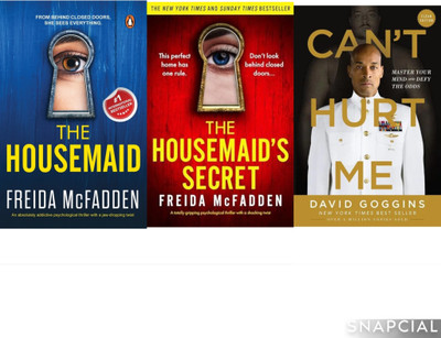 Generic Set. The Housemaid. The Housemaid's Secret. Can't Hurt Me. Combo Set Of 3 Books(Paperback, Bookmark)