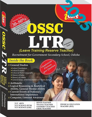 OSSC LTR Prelim Exam Guide 2024 | Leave Training Reserve Teacher | ICARE Publication | Chapterwise Previous Year Questions Included(Paperback, ICARE GROUP OF WRITERS)