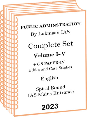 GS Paper 4 Ethics And Case Studies Handwritten Notes Plus Public Adminstration Optional Printed Notes For UPSC Mains(Spiral Bound, Lukmaan IAS)