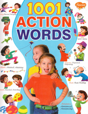 1001 Action Words | Verb Learning Book For Kids | Illustrated English Vocabulary Builder | Sawan Publication(Paperback, Generic)