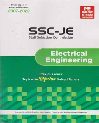 Ssc - Je Electrical Engineering [ 2007 - 2022] Previous Years' Topicwise Objective Solved Papers(Paperback, EXPERT TEAM)