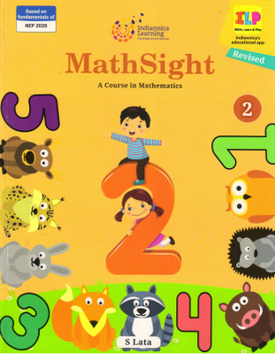Indiannica Learning MathSight For Class - 2 Revised (A Course In Mathematics)(Paperback, S Lata)