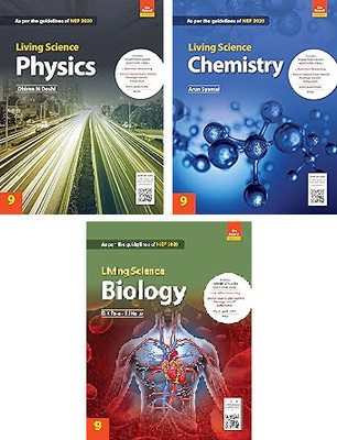 On Board! CBSE Living Science Physics, Chemistry, Biology Class -9 | Ratna Sagar | [pack Of 3](Paperback, Dr Arun Symal, Dhiren M Doshi)