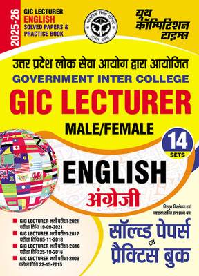2025-26 GIC Lecturer English Solved Papers And Practice Book 192 395(Paperback, Hindi, YCT EXPERT TEAM)