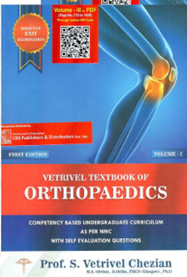 Vetrivel Textbook Of Orthopaedics Vol 1(Paperback, unknown)