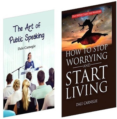 The Art Of Public Speaking & How To Stop Worrying And Start Living (Combo Set Of 2 Bestseller Books)(Hardcover, Dale Carnegie)