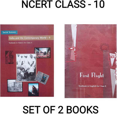 Original NCERT Class 10 Set Of 2 Books (Social Science, First Flight) | Latest 2025-26 Edition(Paperback, National Council of Educational Research and Training (NCERT))