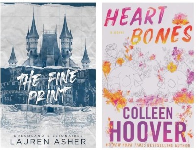 The Fine Print & Heart Bones Set Of 2(Paperback, Lauren Asher, Colleen hoover)