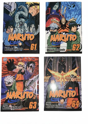 Naruto Volume 61-64 Manga(Paperback, MASASHI KISHIMOTO)