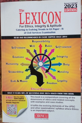Chronicle The Lexicon For Ethics Integrity & Aptitude Em(Paperback, Chronicle)