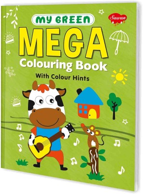 My Green Mega Colouring Book With Colour Hints(Paperback, sawan)