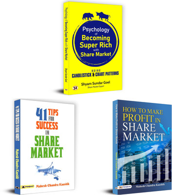 Stock Market Success And Wealth-Building Bundle: Psychology Of Becoming Super Rich With Candlestick & Chart Patterns, 41 Essential Tips And Proven Techniques To Make Profit In The Share Market | Set Of 3 Books(Paperback, Shyam Sundar Goel, Mahesh Chandra Kaushik) Stock Market Success And Wealth-Building Bundle: Psychology Of Becoming Super Rich With Candlestick & Chart Patterns, 41 Essential Tips And Proven Techniques To Make Profit In The Share Market | Set Of 3 Books(Paperback, Shyam Sundar Goel, Mahesh Chandra Kaushik)