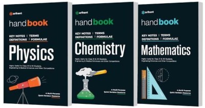 Handbook Of Physics, Chemistry, Mathematics (Combo Set Of 3 Books)(Paperback, ARIHANT EXPEART TEAM)