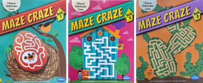 Maze Craze Activity Book Set Of 3 Books(Paperback, Navneet Education)