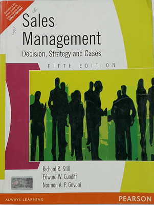 SALES MANAGEMENT (Old Book)(Paperback, Richard R. Still, Edward W. Cundiff, Norman A. P. Govoni)