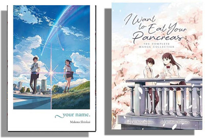 Bookswise Combo-- Best Of 2 Books Combo Your Name & I Want To Eat Your Pancreas ( English, Pack 2 )(Paperback, Yoru Sumino, Makoto Shinkai)