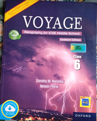Voyage Geography For ICSE Middle School Class 6(Pepper back, Dorothy m Noronha, Nelson petrie)