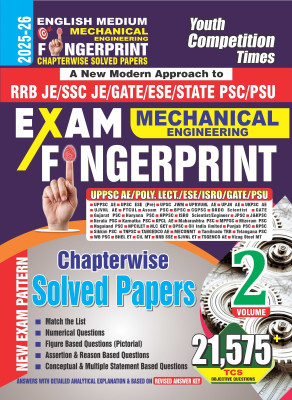 Mechanical Finger Print Vol 2 Chapterwise 21575 Question Solved 2025-26 English Medium(Paperback, YCT)