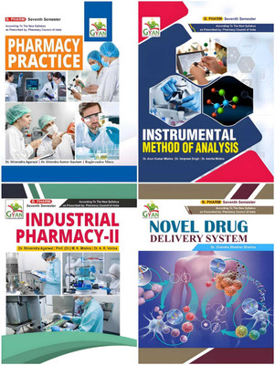 BestSellio Books |B Pharma 7th Semester SET Of 4 SUBJECTS | (A Textbook Of Industrial Pharmacy-II, A Textbook Of Pharmacy Practice, A Textbook Of Novel Drug Delivery Systems, A Textbook Of Instrumental Methods Of Analysis(Paperback, Dr Shivendra Agarwal, Dr Arun Kumar)