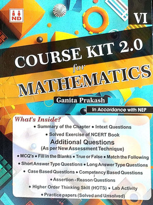 ND Class 6 Mathematics (Ganita ) Guide Prakash) Based On New NCERT Books 2025 CBSE Syllabus & NCERT/NEP Solutions(Paperback, Nand Lal Daya Ram)