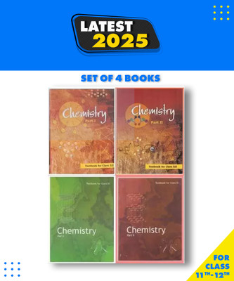 NCERT Class 11th And 12th Chemistry Part 1 And 2 Combo Of 4 Books English Medium Paperback, NCERT Paperback, National Council Of Educational Research And Training Paperback, NCERT|New Latest Edition For 2025-2026(Paperback, NCERT)