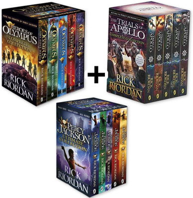 Heroes Of Olympus,The Trials Of Apollo &Percy Jackson COMBO (Paperback, Rick Riordan)(Paperback, Rick Riordan)