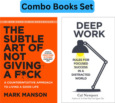 The Sublte Of Art Not Giving Fa*ck & Deep Work For Self Help (Combo Books Set)(Paperback, Mark Manson + Cal Newport) The Sublte Of Art Not Giving Fa*ck & Deep Work For Self Help (Combo Books Set)(Paperback, Mark Manson + Cal Newport)