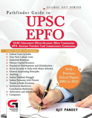 Pathfinder Guide To UPSC EPFO : EO/AO Enforcement Officers/Accounts Officer Examination APFO -Assistant Provident Fund Commissioners Examination By Ajit Pandey(Paperback, Ajit Pandey) Pathfinder Guide To UPSC EPFO : EO/AO Enforcement Officers/Accounts Officer Examination APFO -Assistant Provident Fund Commissioners Examination By Ajit Pandey(Paperback, Ajit Pandey)