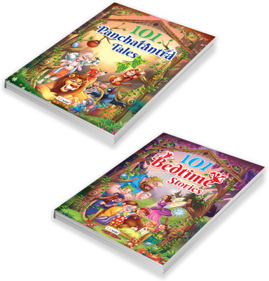 101 Bedtime Stories And 101 Panchatantra Tales (Ages 3-12) (Paperback) : Best Bedtime Stories For Kids, Nighttime Tales, Bedtime Story Book | Set Of 2 Story Books(Paperback, GOWOO)