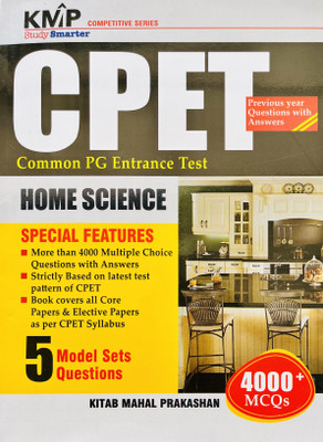 CPET (Common PG Entrance Test) Home Science With Previous Year Questions And Answers(Paperback, Kitab mahal Editorial Board)