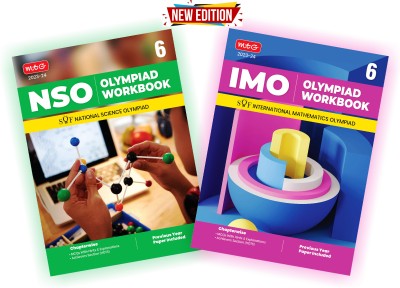 Class 6: Olympiad Workbook Combo For NSO-IMO (Set Of 2 Books) New Edition (2023-24 )(Paperback, MTG Editorial Board)
