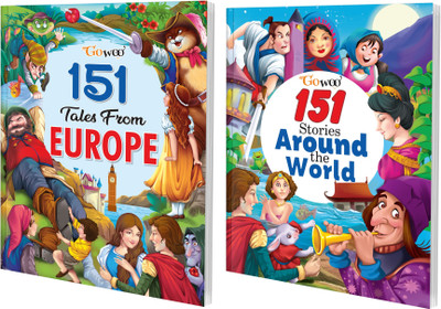 151 Tales From Europe And 151 Stories Around The World I Combo Of 2 Books I Set Of Illustrated Stories For Childrens By Gowoo(Paperback, Manoj Publication editorial board)