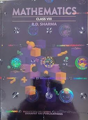 R D Sharma Mathematics Class 8 CBSE - By R.D. Sharma(Paperback, rd sharma)