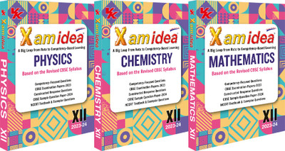 Xam Idea Bundle Set Of 3(Physics, Chemistry, And Mathematics) Class 12 Book | CBSE | Chapterwise Question Bank | Based On Revised CBSE Syllabus | NCERT Questions Include | 2023-24 Exam(Paperback, Xamidea Editorial Board) Xam Idea Bundle Set Of 3(Physics, Chemistry, And Mathematics) Class 12 Book | CBSE | Chapterwise Question Bank | Based On Revised CBSE Syllabus | NCERT Questions Include | 2023-24 Exam(Paperback, Xamidea Editorial Board)