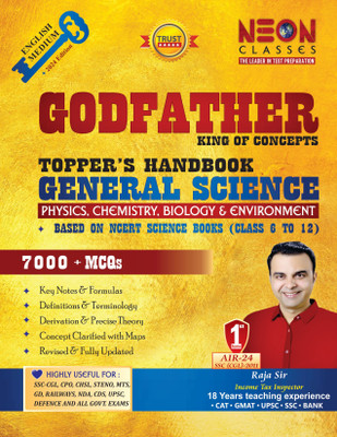 General Science (English) Physics, Chemistry, Biology, Environment Godfather Topper's Handbook By Neon Classes For All Exams(Paperback, Neon Classes)
