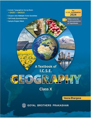 A Textbook Of I.c.s.e Geography Class X 2024(Paperback, VEENA BHARGAVA)