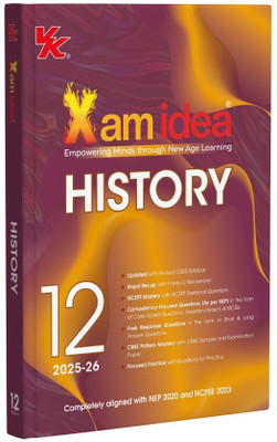 Xam Idea Class 12 History | CBSE 2025–26 | NCERT Aligned | NEP & NCFSE Based | Question Bank & Sample Papers(Paperback, vK Global)