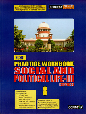 Cordova, Ncert Practice Workbook Social And Political Life - 3 (Civics) 8(PAPEBACK, CORDOVA TEAM)