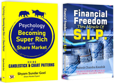 Psychology Of Becoming Super Rich With Share Market + Financial Freedom Thru Miracle Of S.I.P. | Discover The Psychology And Strategies Behind Successful Investing | Share Market | Smart Investing | Growth Investing (Set Of 2 Books In English)(Paperback, Shyam Sundar Goel, Mahesh Chandra Kaushik) Psychology Of Becoming Super Rich With Share Market + Financial Freedom Thru Miracle Of S.I.P. | Discover The Psychology And Strategies Behind Successful Investing | Share Market | Smart Investing | Growth Investing (Set Of 2 Books In English)(Paperback, Shyam Sundar Goel, Mahesh Chandra Kaushik)