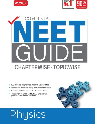 MTG Complete NEET Guide Physics For 2023 Exam - NCERT Based Chapterwise Topicwise Theory, Concept Map, MCQs With Detailed Solutions - NEET Preparation Books (Latest & Revised Edition) Paperback – 29 July 2022(Paperback, MTG Learning Media Pvt)