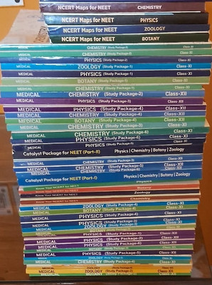 Aakash Study Material Used Book Neet (Class 11 &12) Physics(12) Chemistry (12) Zoology (9) Botany (9) 42 Book Edition 2022(Paperback, Aakash)