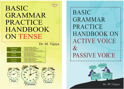 Basic Grammar Practice Handbook On Tense+Basic Grammar Practice Handbook On Active Voice And Passive Voice(Paperback, Multiple Authors)