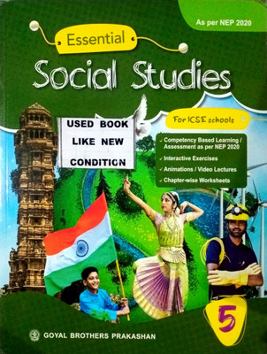 Essential Social Studies For Icse Schools-5 (Old Book)(Paperback, Editorial)