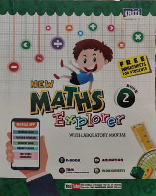 Kriti New Maths Explorer Book - 2(Paperback, LAWRENCE D SOUZA)