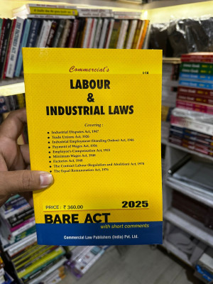 Labour & Industrial Laws - BARE ACT - Latest 2025 Commercial(Paperback, Commercial)