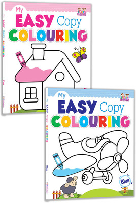 My Easy Copy Colouring Combo Pack Of 2 Books (Pink-Blue)(Paperback, Infinity Publishing)